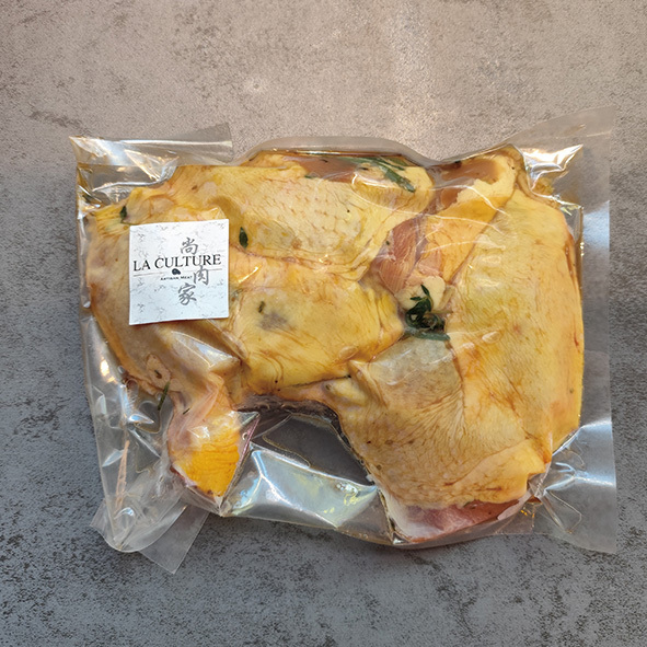 法國無激素黃油雞全脾 (2隻)
