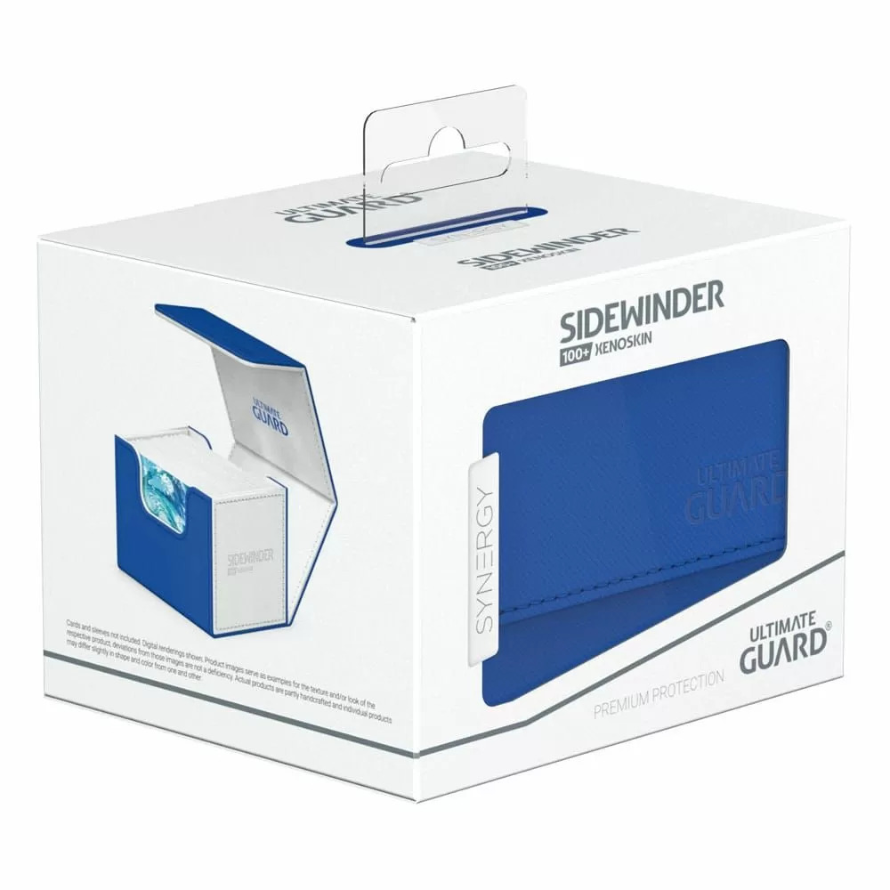 Ultimate Guard Sidewinder 100+ Synergy Deck Box (Blue/White)