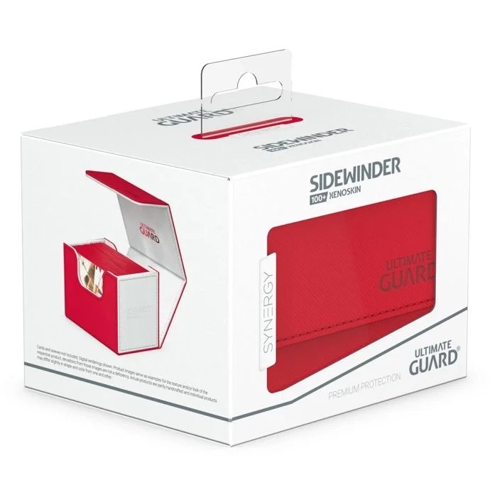 Ultimate Guard Sidewinder 100+ Synergy Deck Box (Red/White)