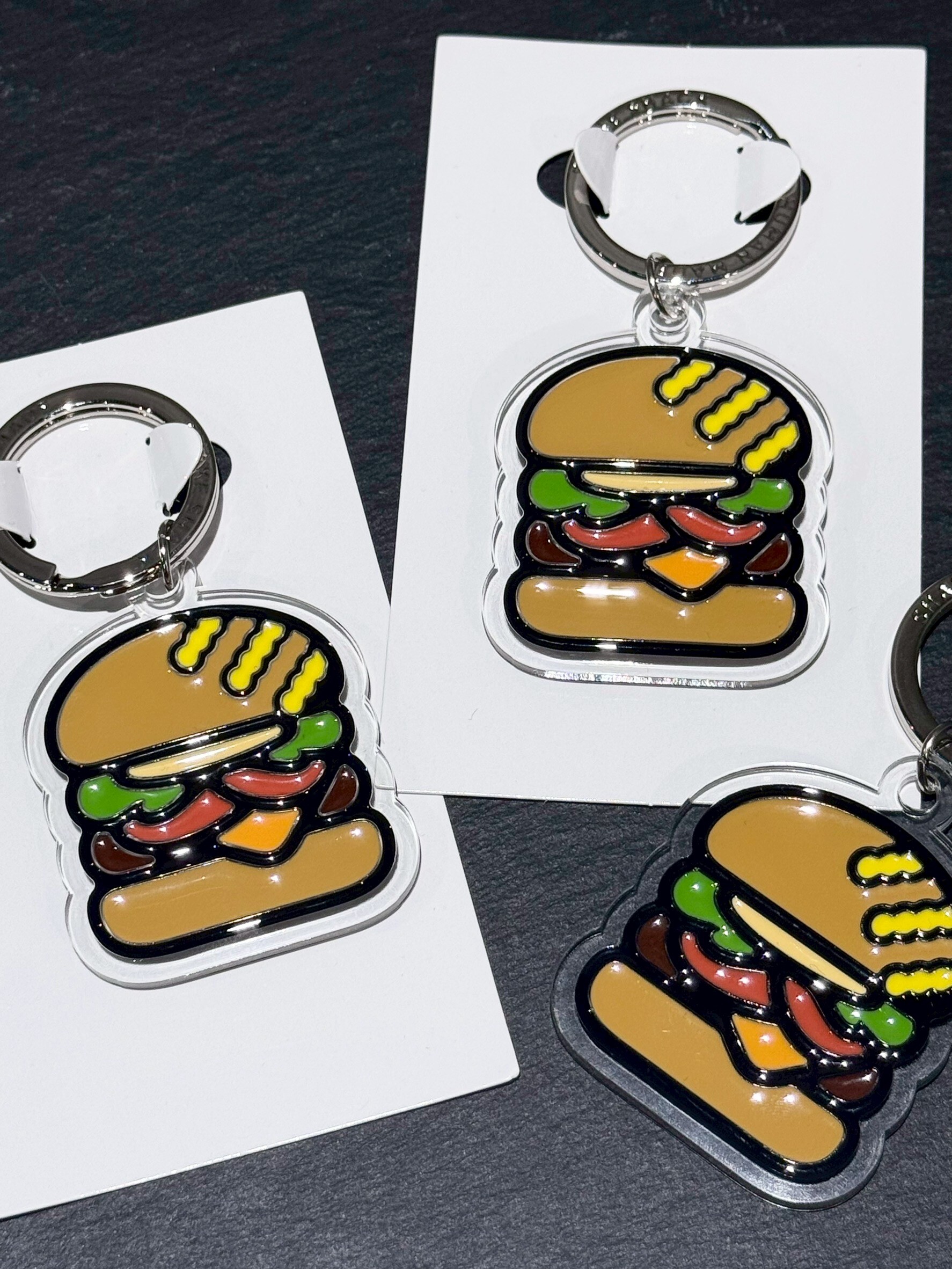 HUMAN MADE × SHAKE SHACK 漢堡造型 鑰匙圈