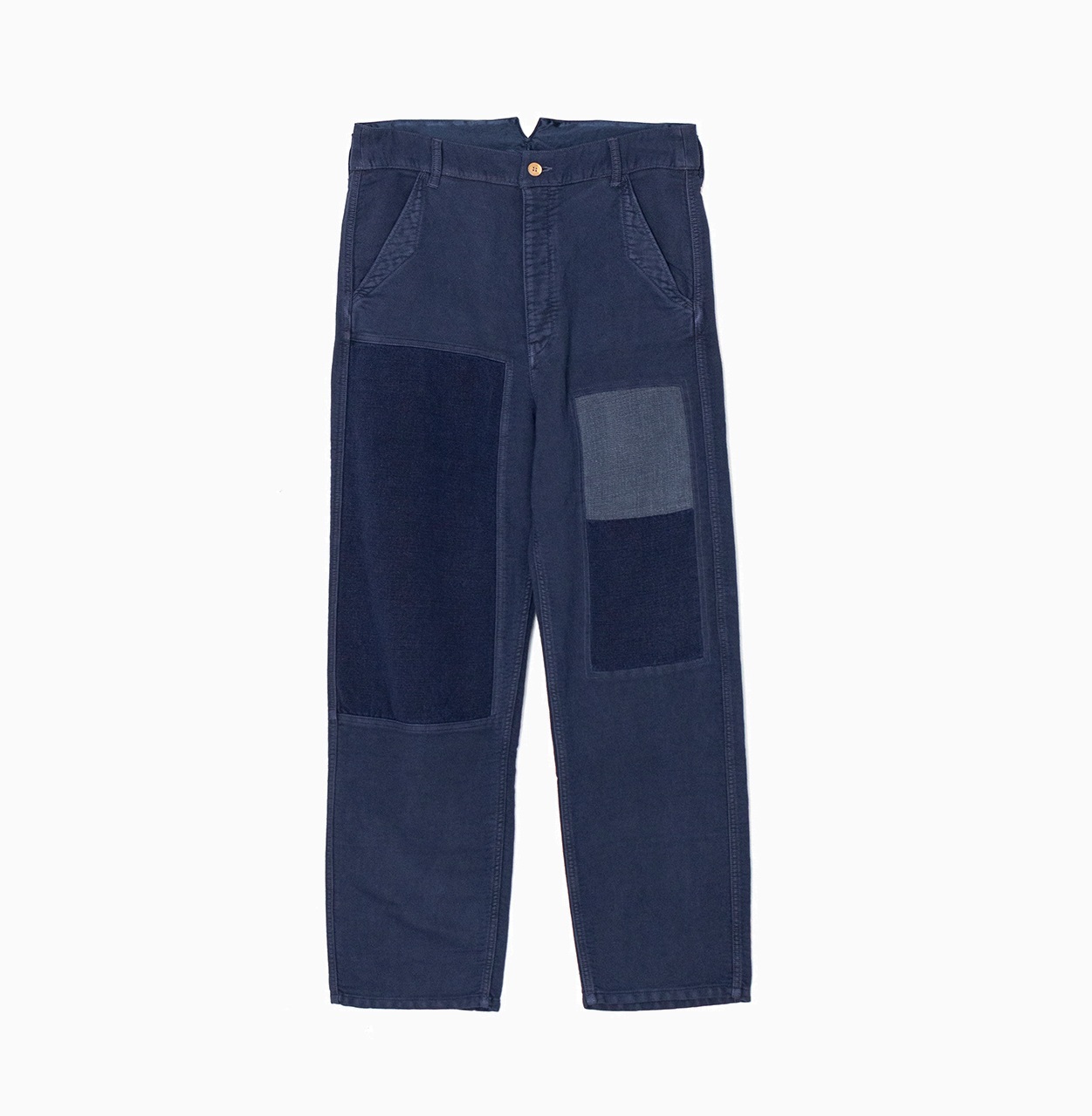 LAST PCS: VISVIM 2025 A/W PASTORAL PANTS MOLESKIN DMGD - BLUE SIZE 2 PRE ORDER ITEM (預訂中)