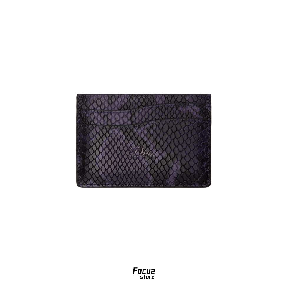 【Focus Store】預購 Dime Embossed Leather Card Holder "Purple" 紫色 壓紋皮革卡包