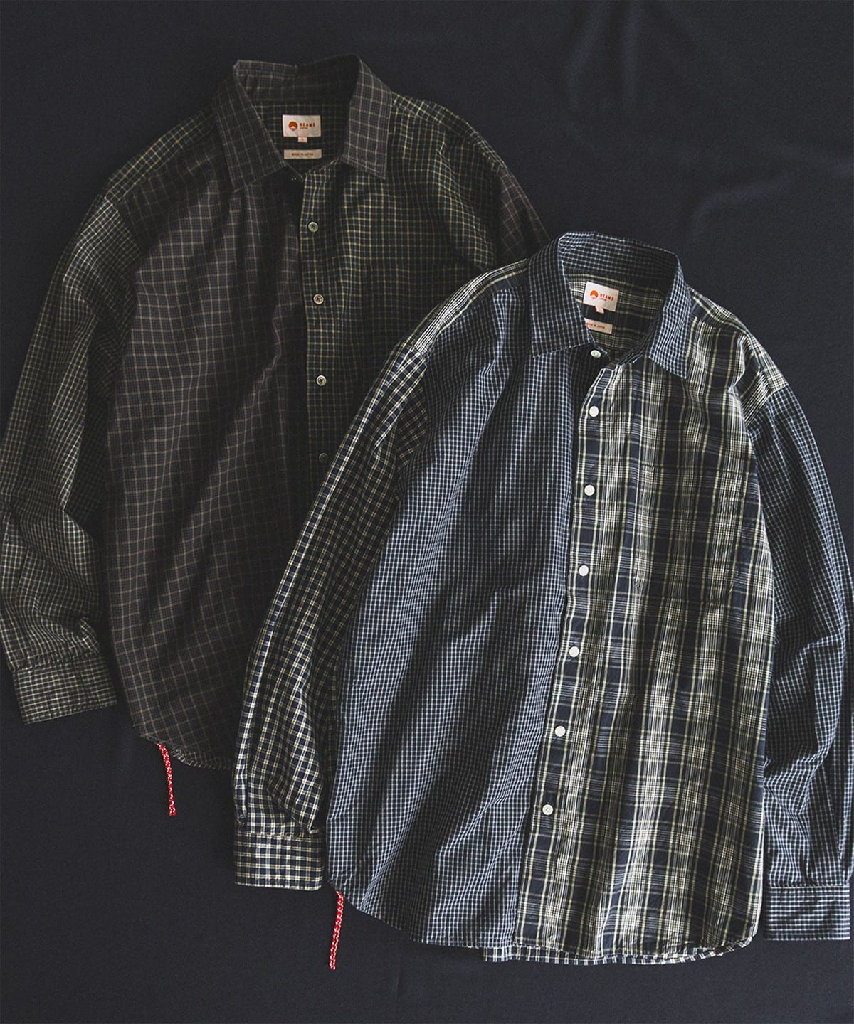 日本 BEAMS JAPAN｜CRAZY LOOSE SHIRT 異格混拼寬鬆襯衫