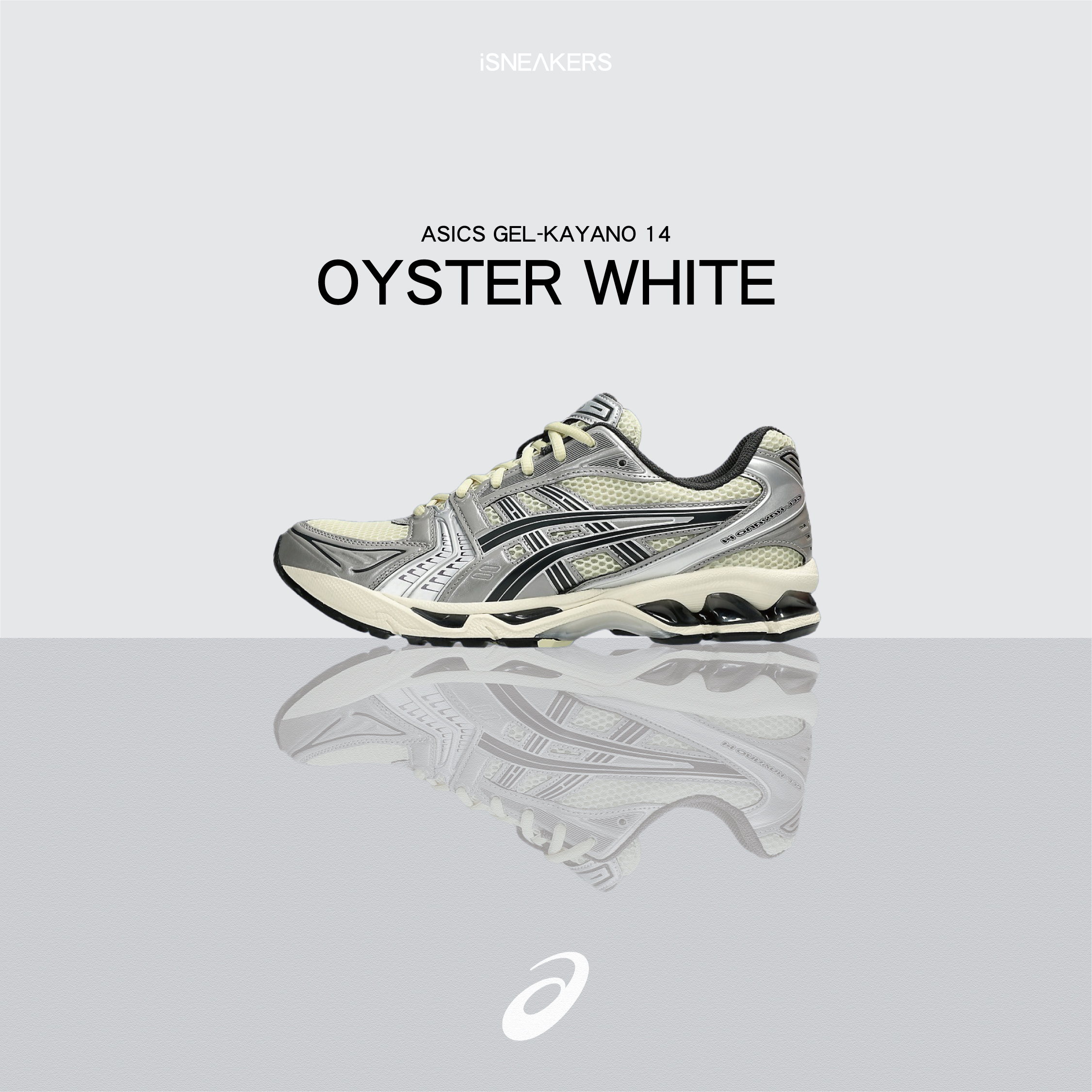 iSNEAKERS｜Asics Gel-Kayano 14 "Oyster White" 海鹽藍 1203A537-250