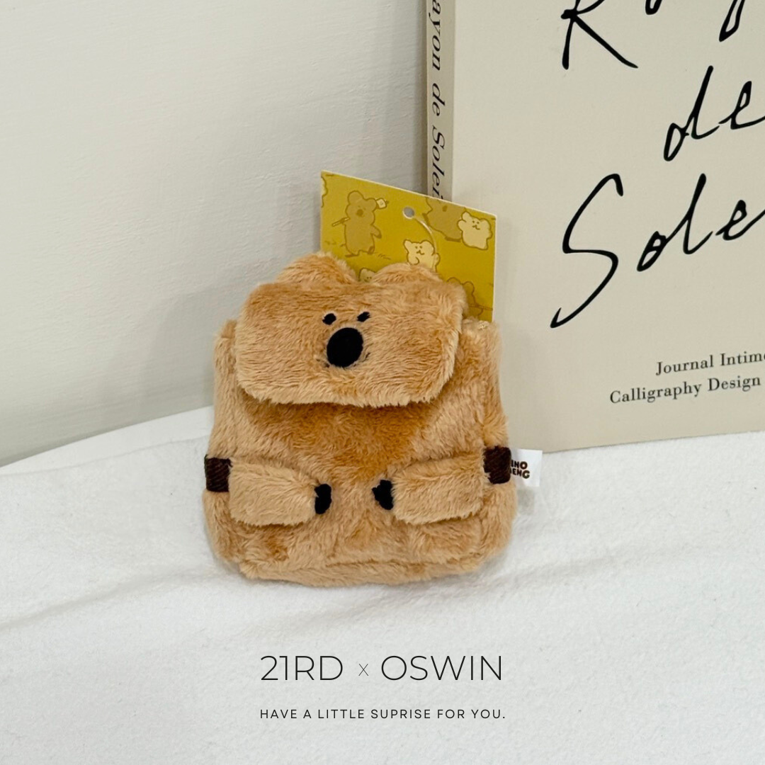 韓國 DINOTAENG QUOKKA 背包造型 耳機包吊飾