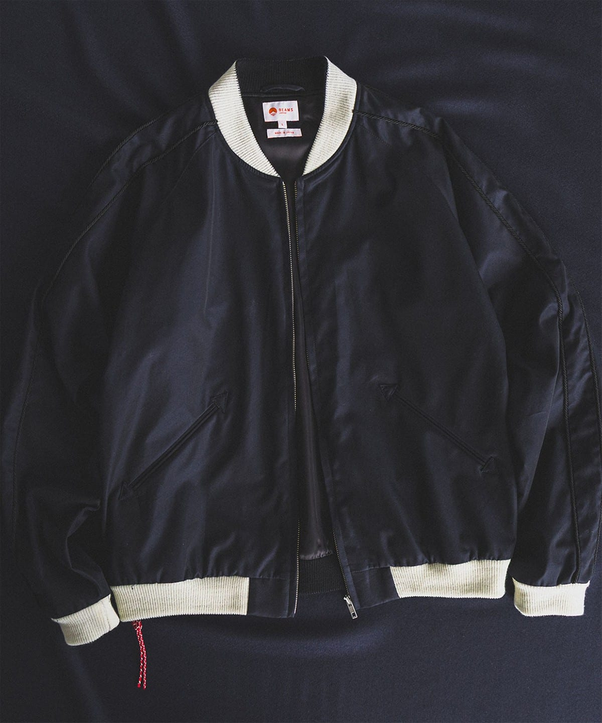 日本 BEAMS JAPAN | 棉絲混紡光澤短版外套