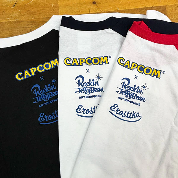 EROSTIKA STREET FIGHTER "RAINBOW MIKA" 3/4sleeve T-SHIRT