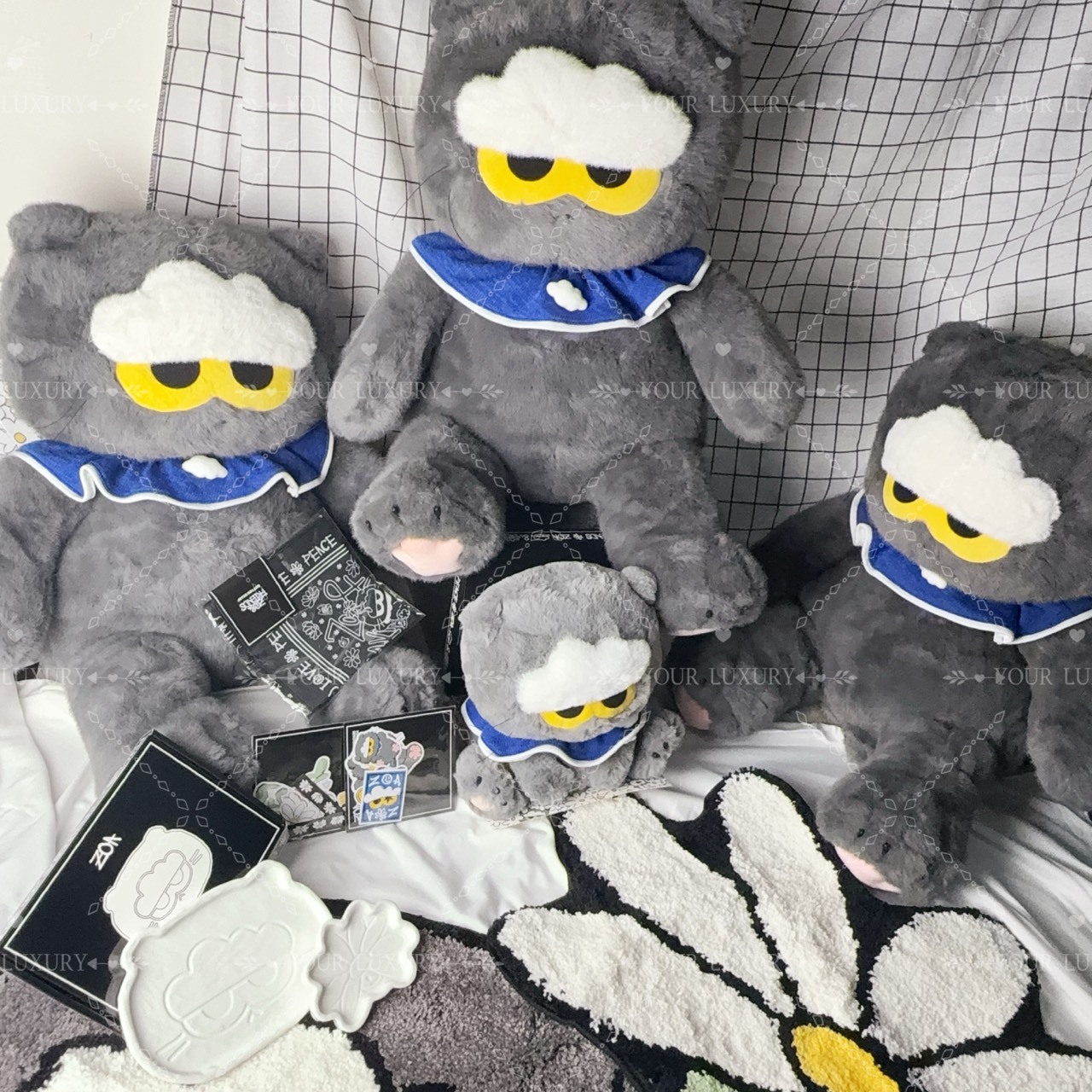【Luxury】全球限量 zo&friends 快閃店代購 ZOA貓咪鑰匙扣 娃娃 毛毯 盤子 貼紙 布巾 環保袋 權志龍女兒