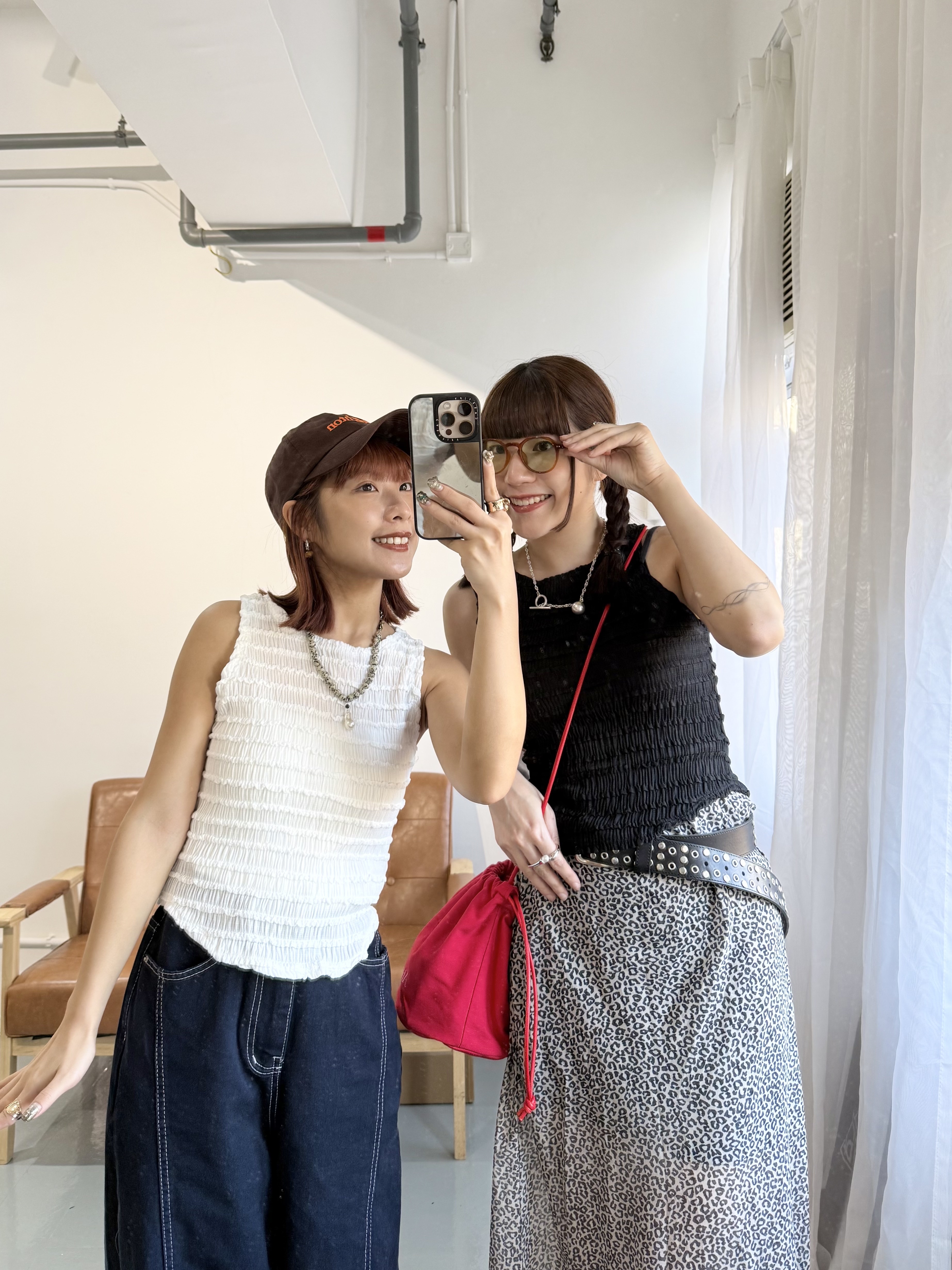 顯瘦!層層入肩背心