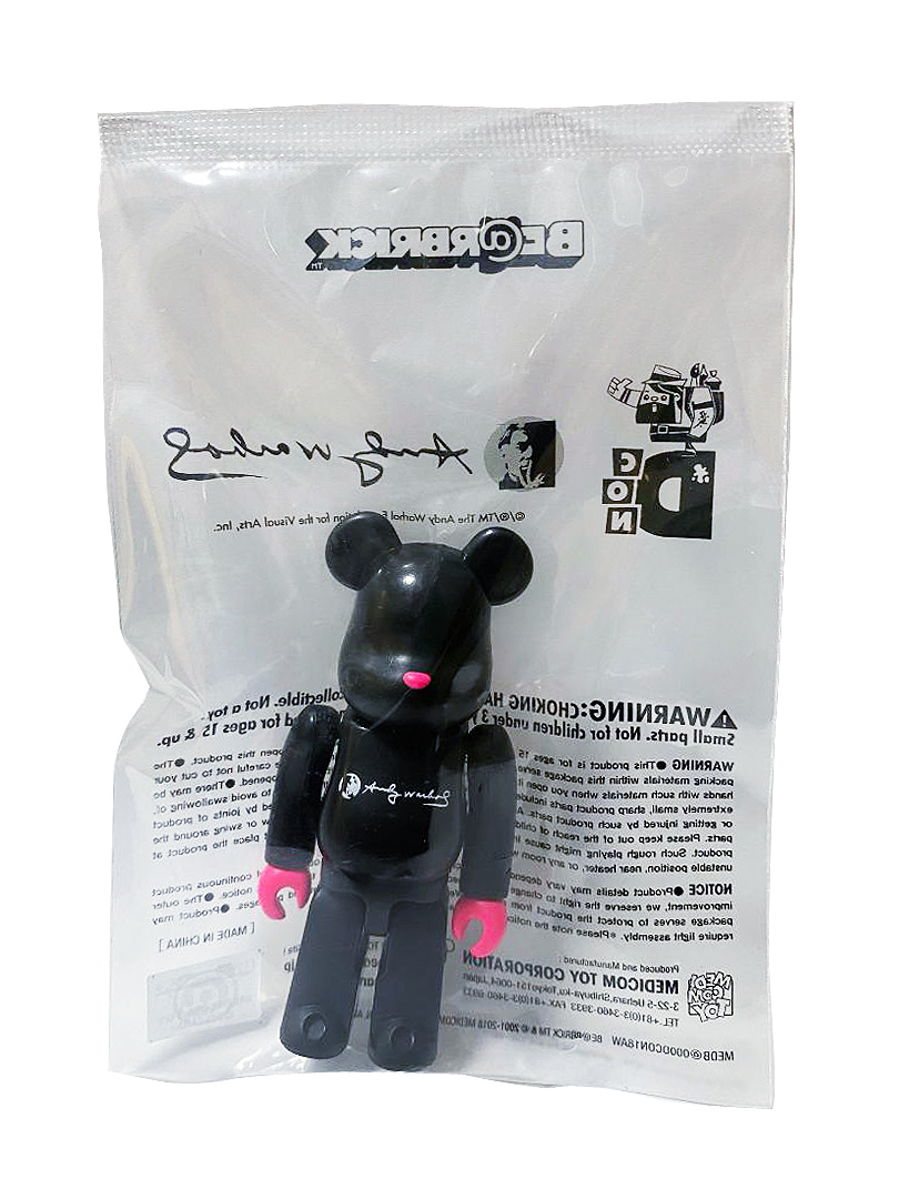 BEARBRICK Andy Warhol D-Con 100%