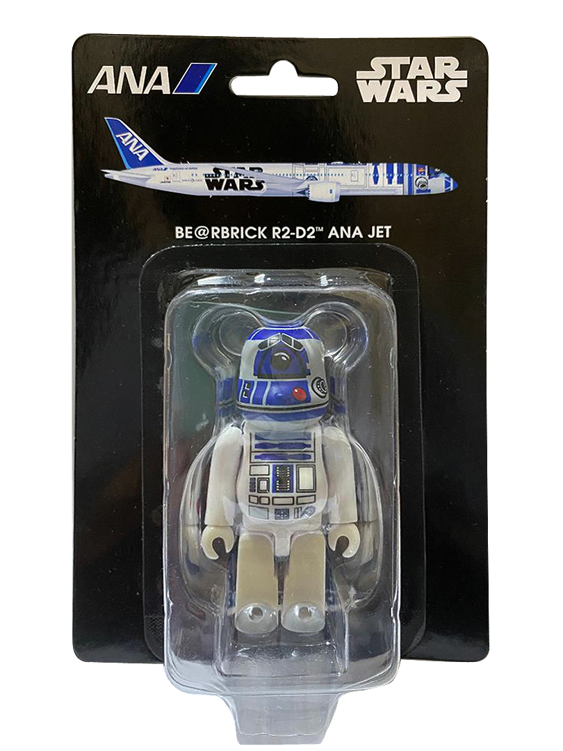 BEARBRICK STAR WARS R2-D2 ANA JET 100%