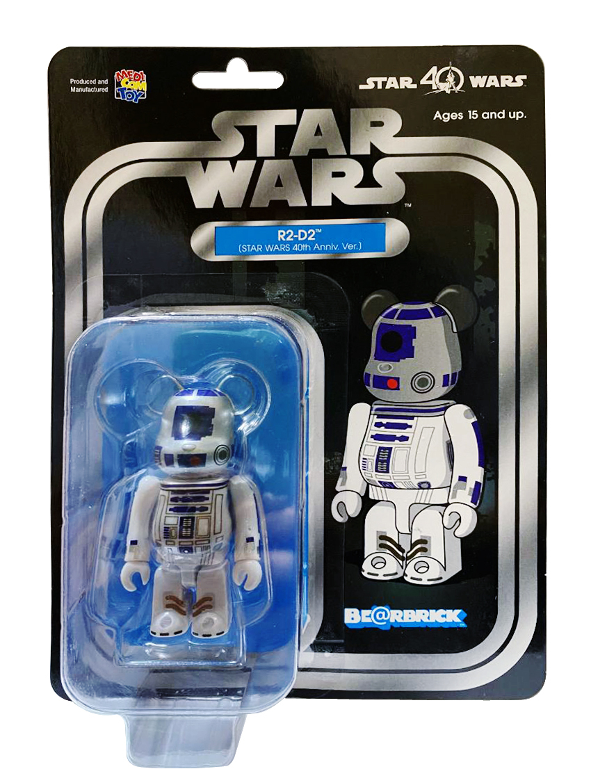 BEARBRICK STAR WARS R2-D2 (STAR WARS 40th Anniv. Ver.) 100%