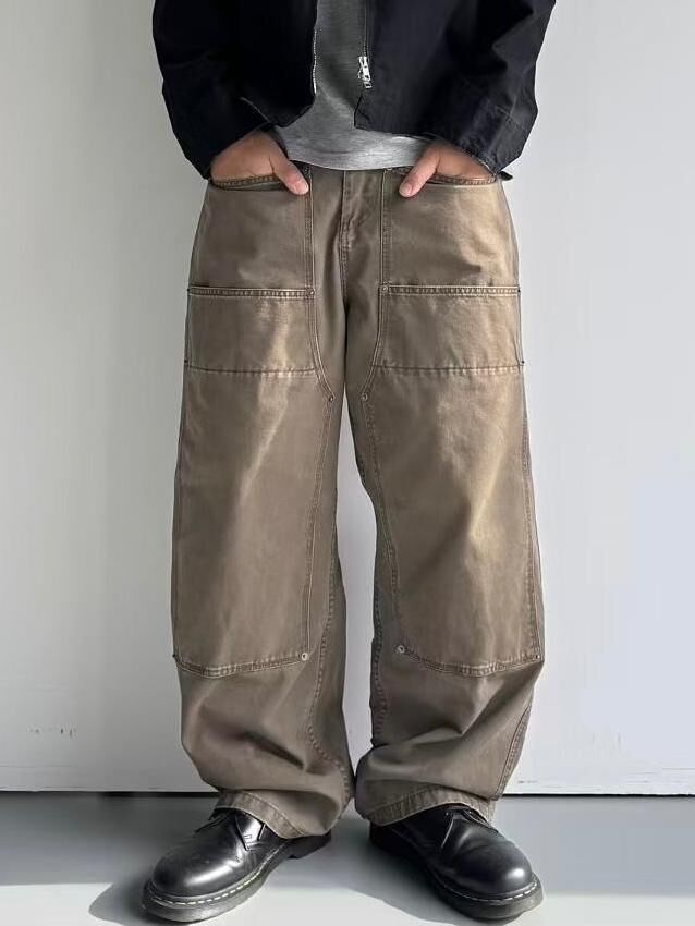 洗水淨色鬆身褲 TAC-0269P