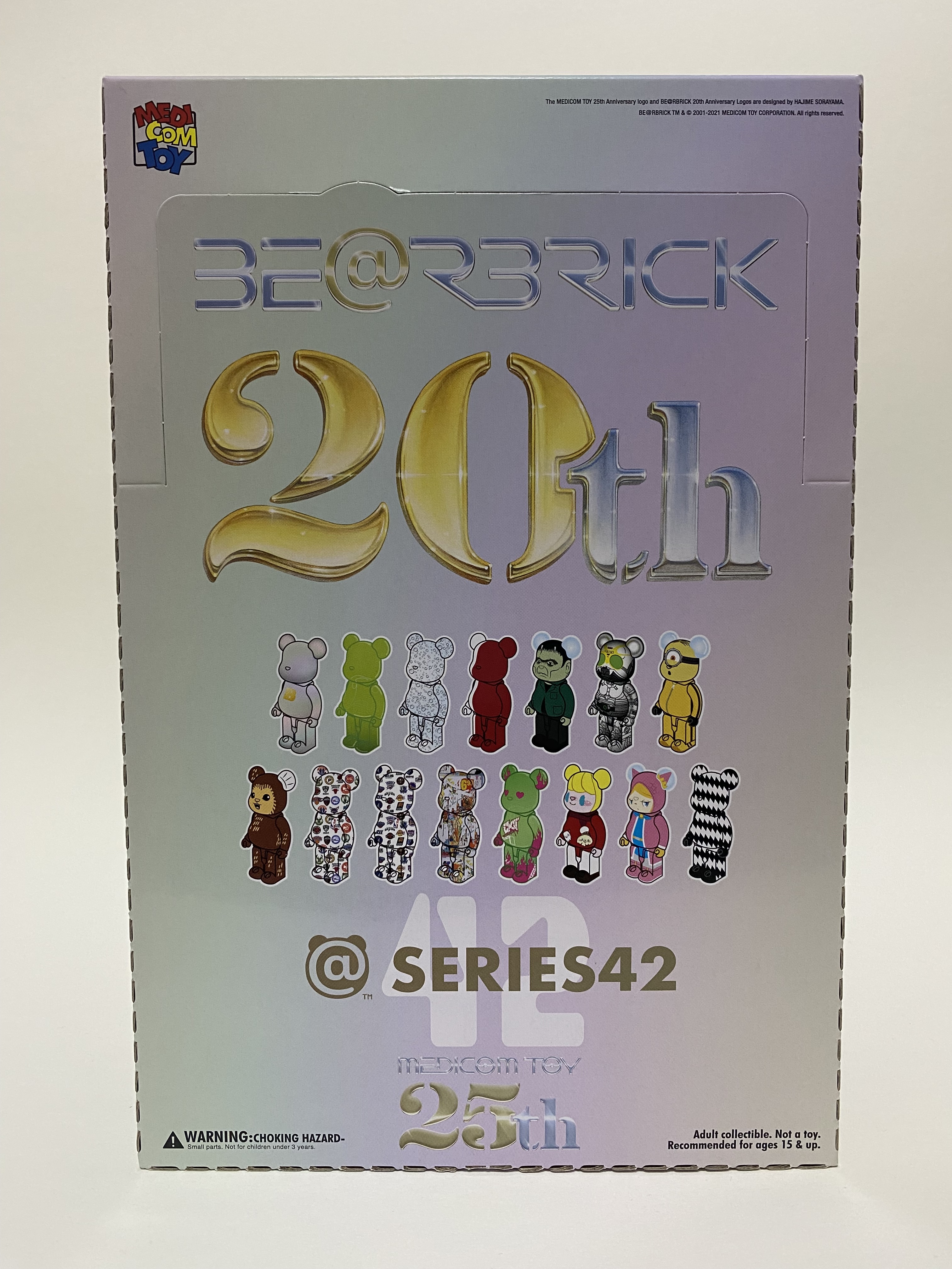 BEARBRICK 100% SERIES 42 ORIGINAL BOX OF 24 PIECES 原盒24盒