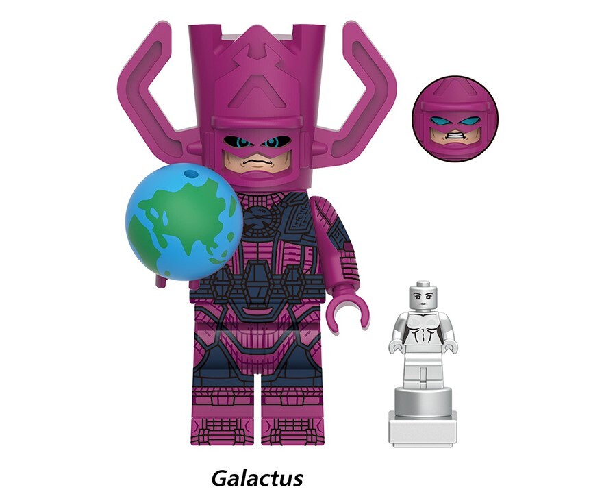 The Fantastic Four Galactus Custom Minifigures Minifigs Fit Lego G0151 GH0380
