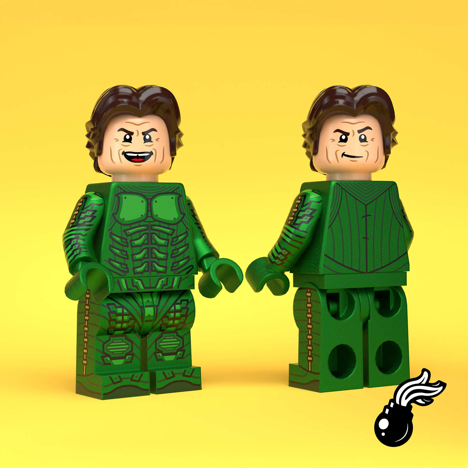 【預訂】【BrickBangers】《科學家的某些東西》（金屬漆版）