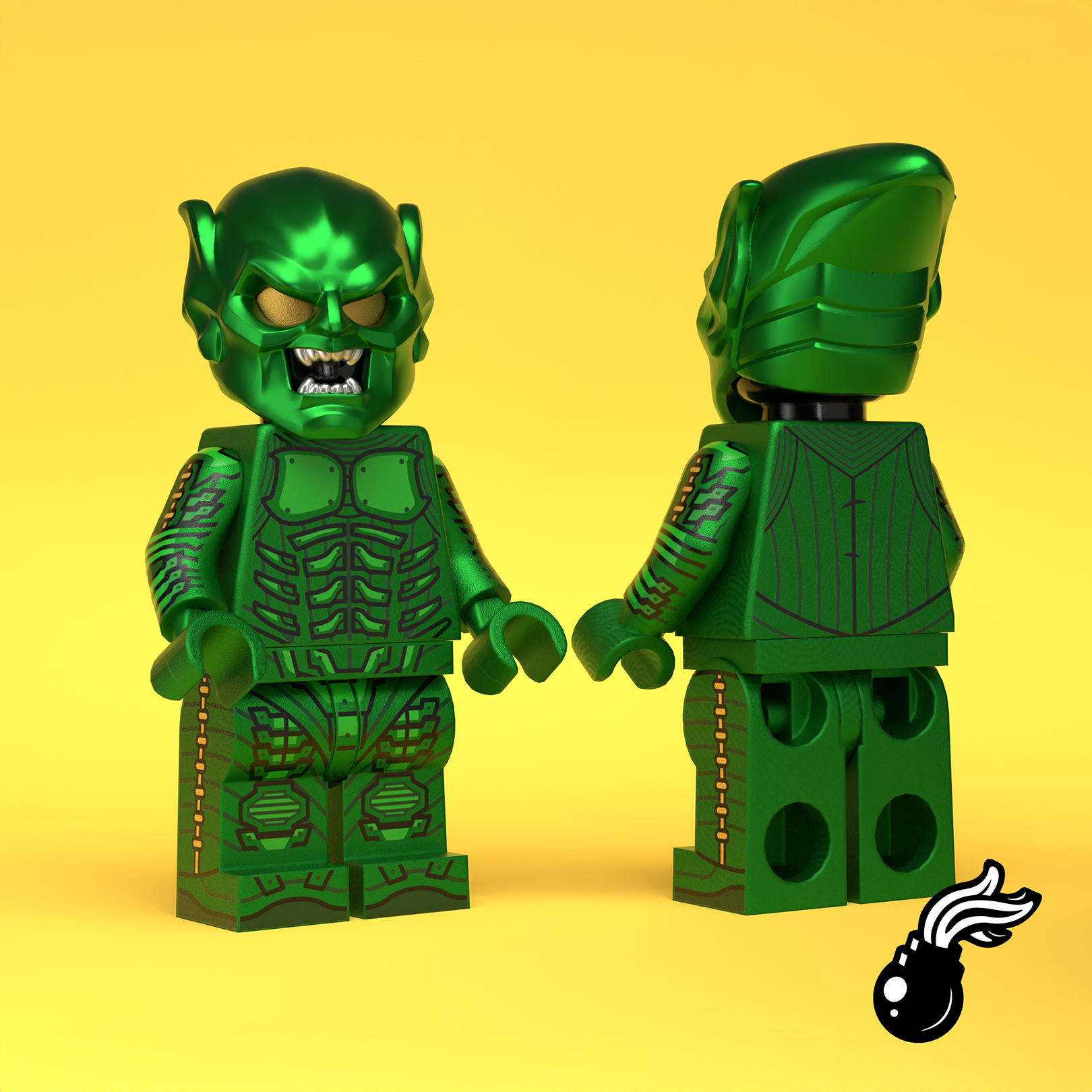 【預訂】【BrickBangers】《科學家的某些東西》（金屬漆版）