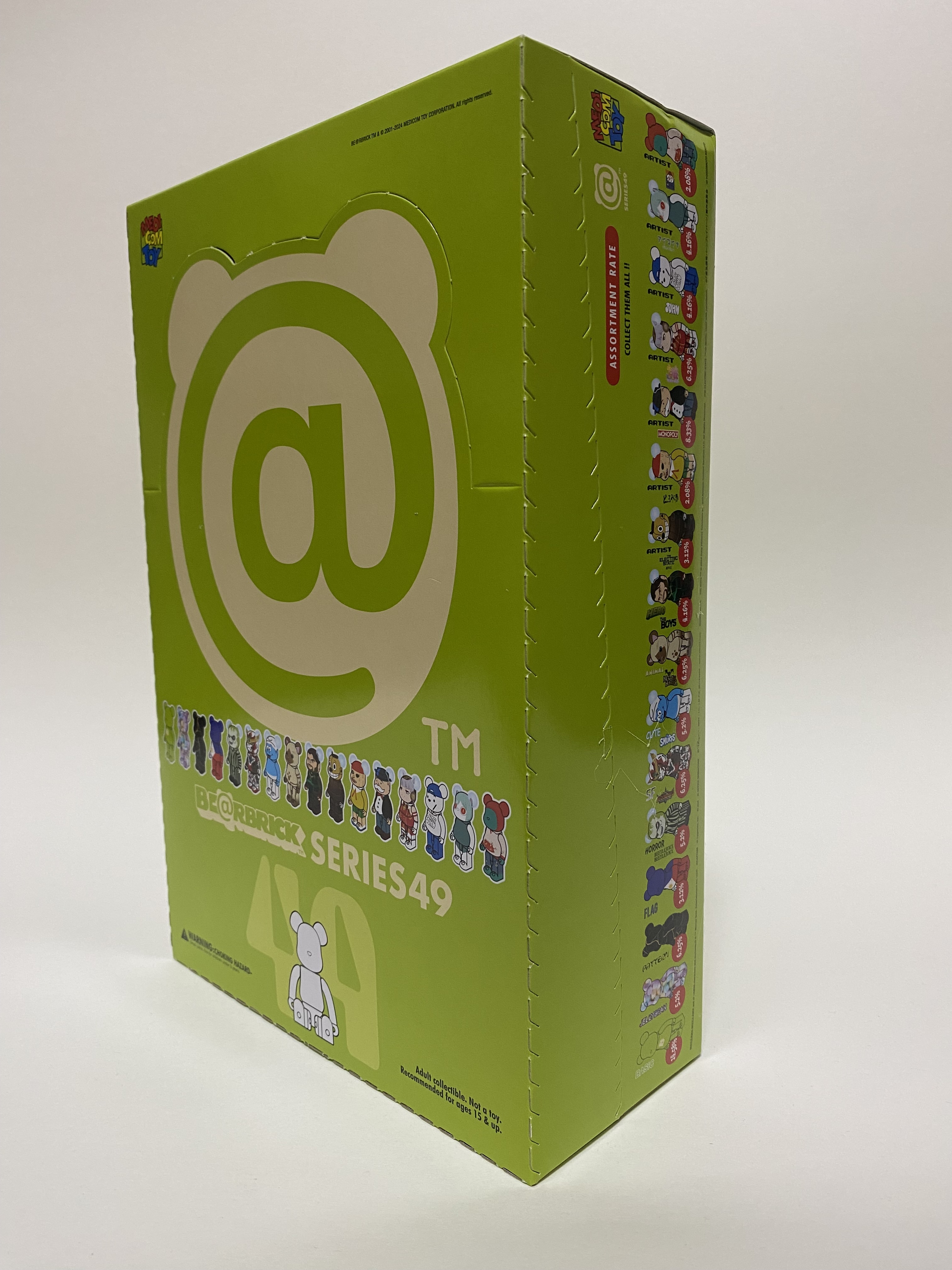 BEARBRICK 100% SERIES 49 ORIGINAL BOX OF 24 PIECES 原盒24個