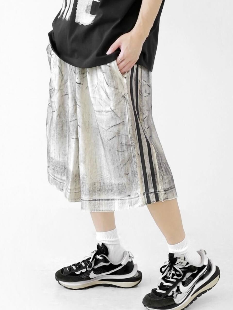 仿污雙間短褲 1990S-018P