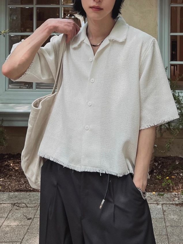 淨色Boxy短袖恤衫 D.B.Y.M-062S