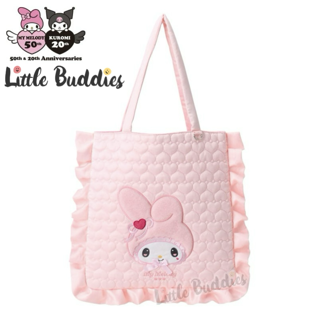 日本 Sanrio Kuromi 20周年 + My Melody 50周年 兔兔造型系列 - 手提袋