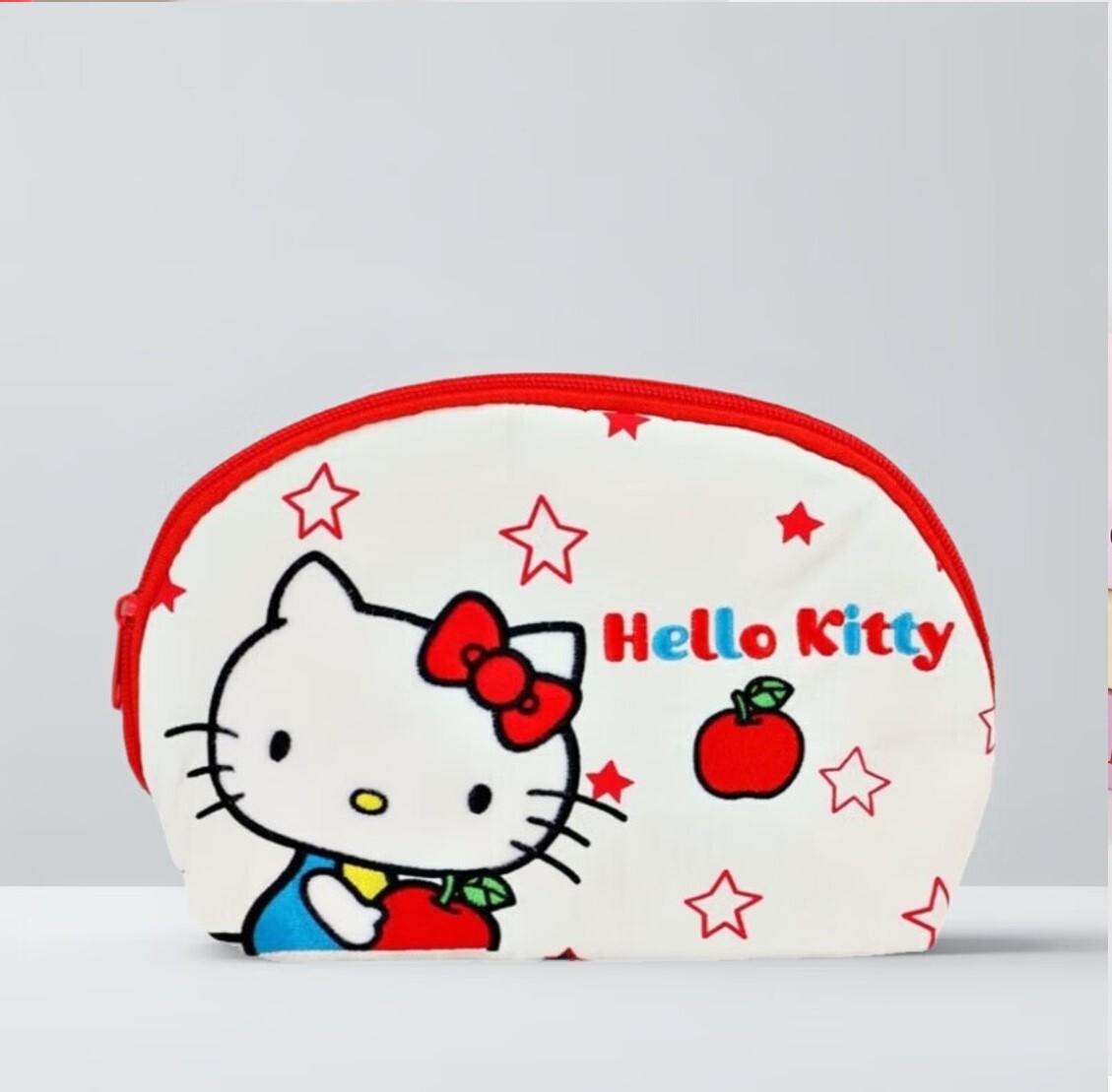Hello Kitty- Sanrio|刺繡多用化妝袋