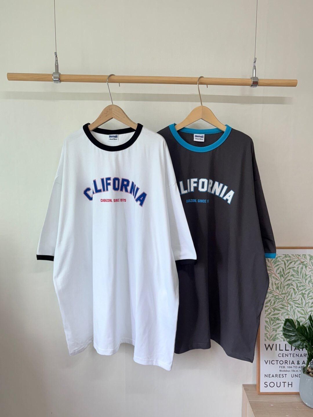 OverSize英文字短袖Tee MB-008T