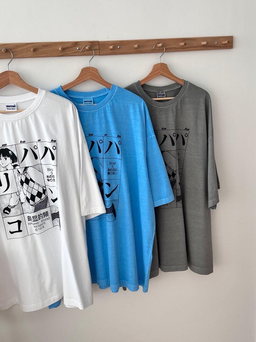 OverSize洗水卡通圖案短袖Tee MB-009T