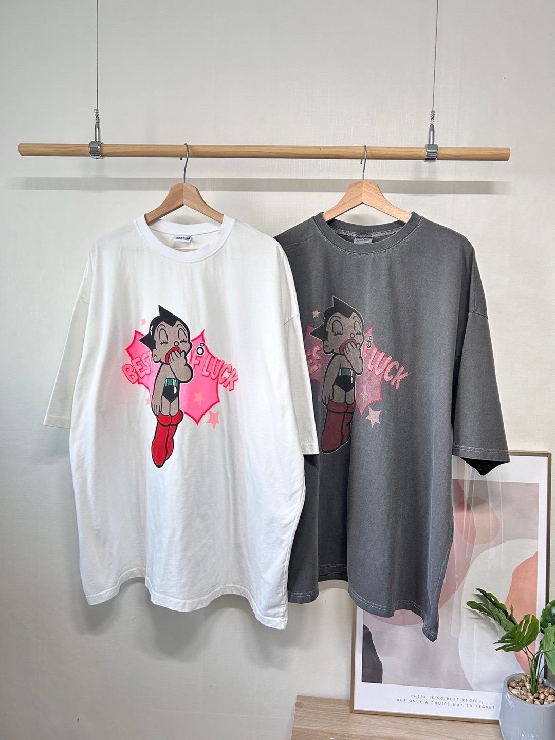 OverSize洗水卡通圖案短袖Tee MB-013T