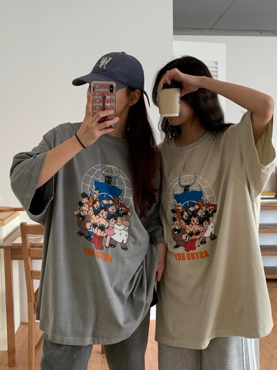 OverSize洗水卡通圖案短袖Tee MB-015T