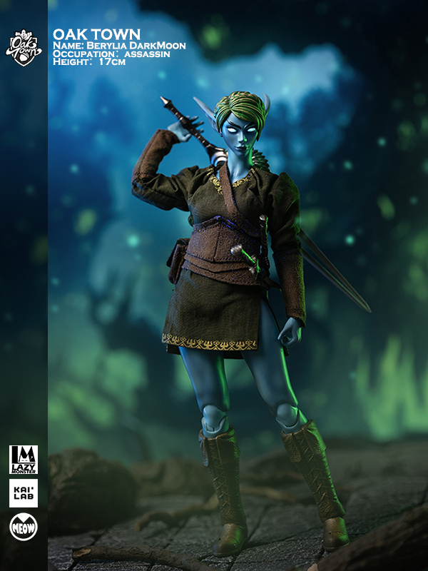 (Pre-Order) Lazy Monster Studio- Oak Town: Berylia Darkmoon 1/12 Action Figure