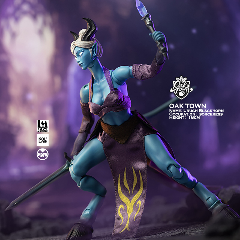 (Pre-Order) Lazy Monster Studio- Oak Town: Urugh Blackhorn 1/12 Action Figure