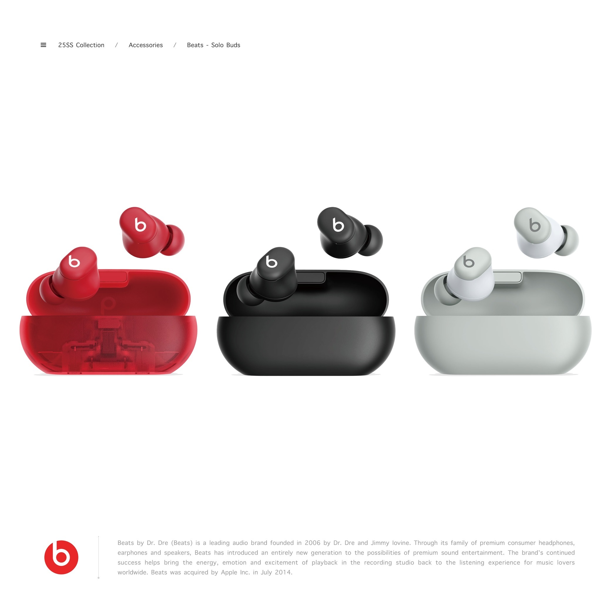 [ 預約販売 ] Beats by Dr. Dre Beats Solo Buds