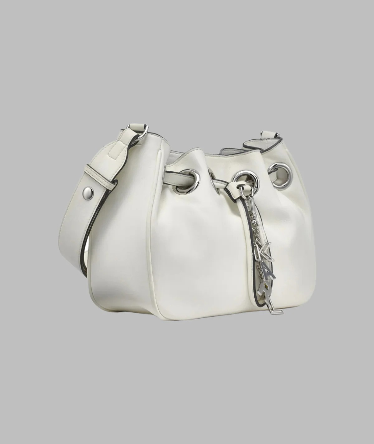 【預購】Karl Lagerfeld Paris  G081184 DESIREE 小號皮革 HOBO 包