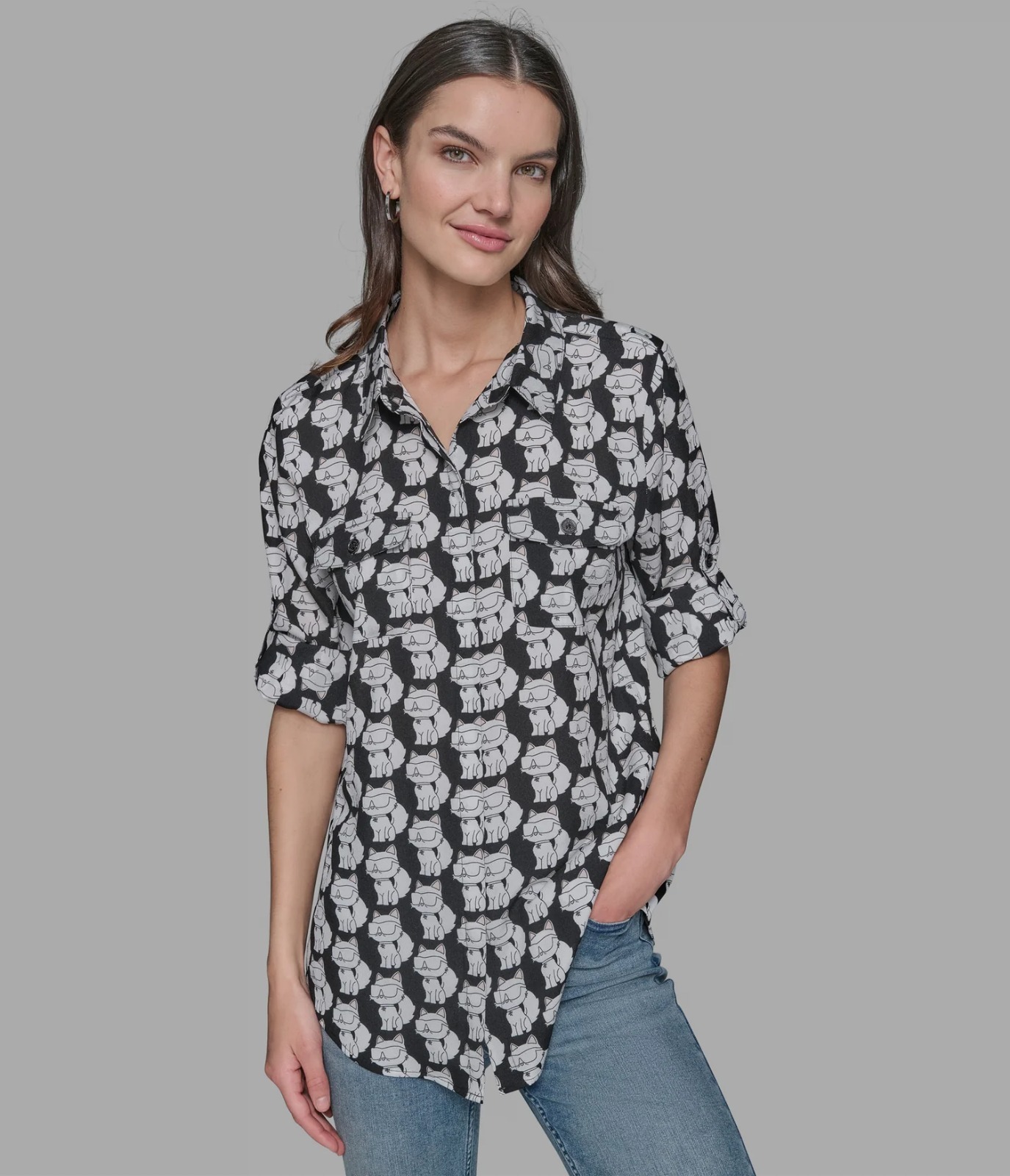 【預購】KARL LAGERFELD PARIS CHOUPETTE G081126 女裝恤衫