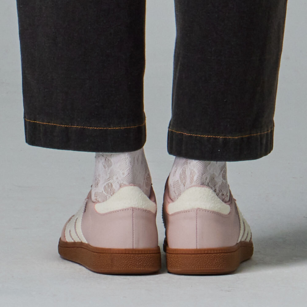 【熱銷】moz瑞典 駝鹿 經典再現 復古 德訓鞋 (櫻花粉)