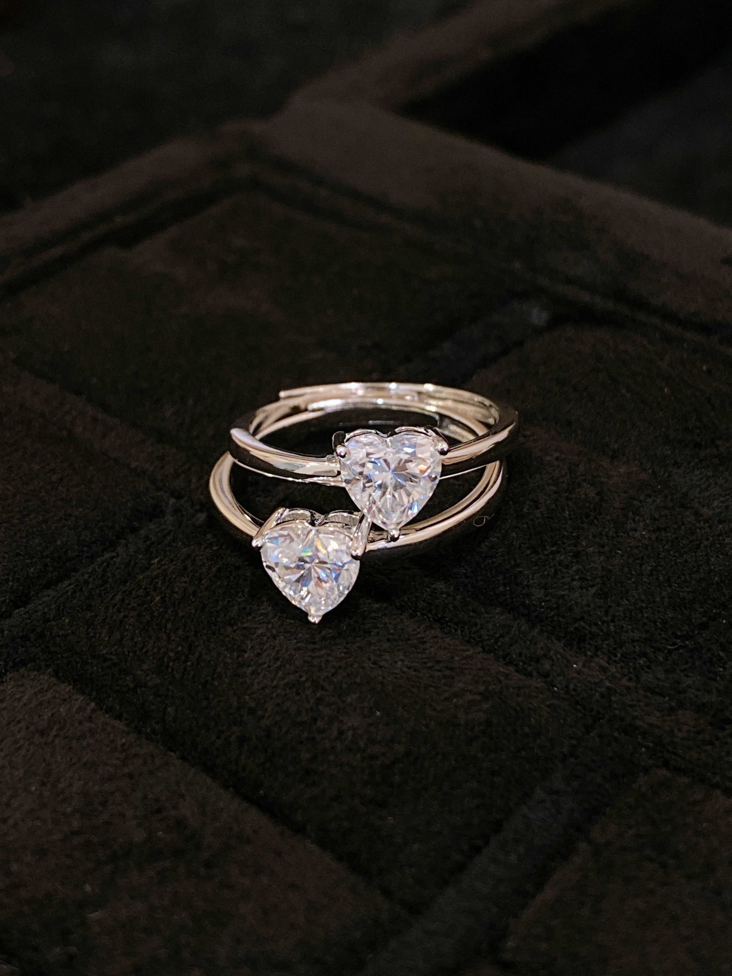 Alma moissanite rings