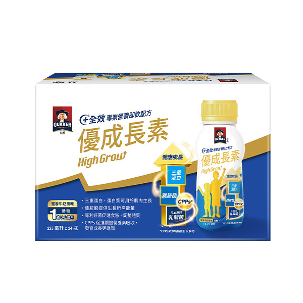 桂格優成長素 即飲配方-蜜香風味(235mlX24瓶) 風味升級更好喝!
