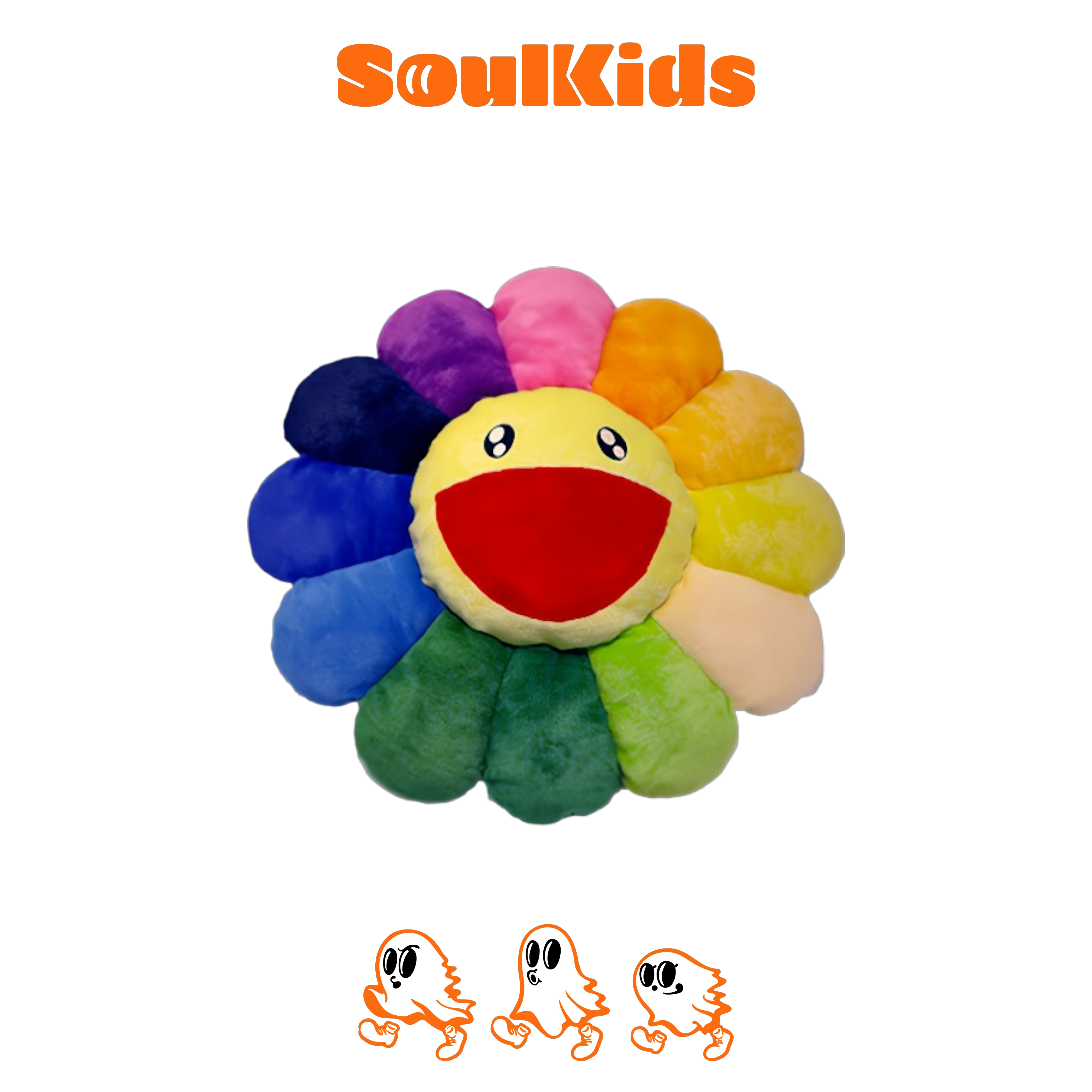 Takashi Murakami Flower Emoji 村上隆小花抱枕花花100公分全新正品