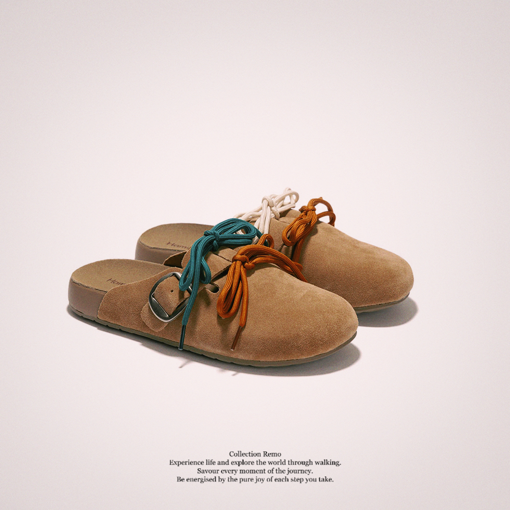 Remo Mule真皮復古穆勒鞋 (棕咖) 女款｜哈漫克【官網獨家】HamacaSole