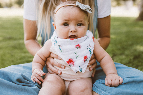 Little Unicorn 純棉雙面三角圍兜 (多款可選)