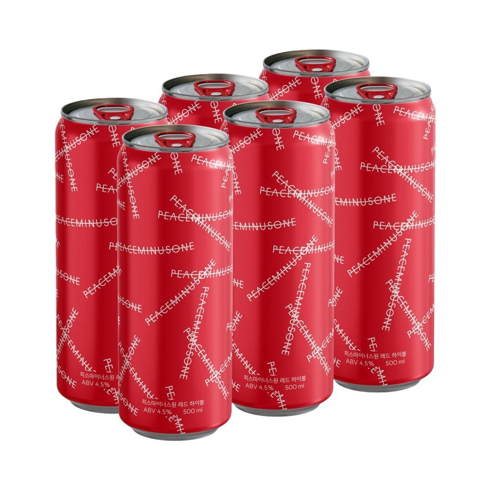 PEACEMINUSONE x CU G-DRAGON RED Highball 500ml x 6 (wit