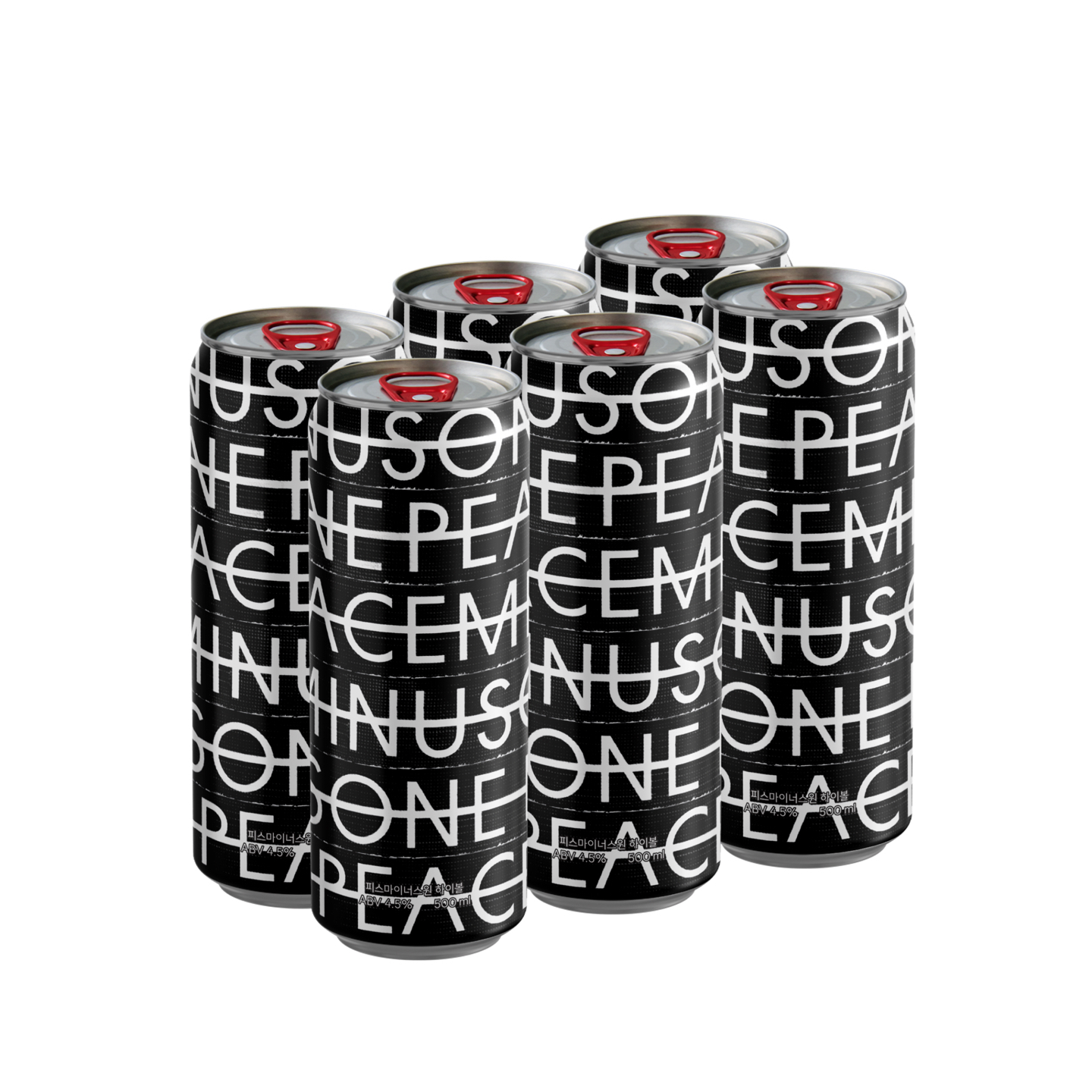 ビール・発泡酒 PEACEMINUSONE HIGHBALL 500ml Peaceminusone 鮮檸檬片高球酒(紅) 500 ML (G-Dragon親自監製)