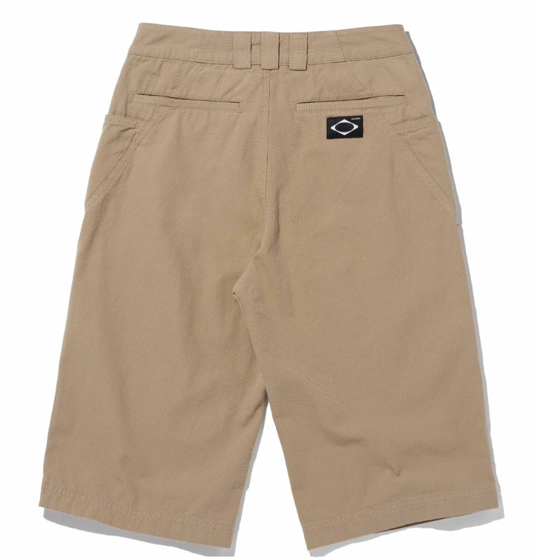 Mischief  MSCHF  許光漢、秀智愛牌 /  OXFORD BERMUDA PANTS_WASHED BEIGE 牛津百慕達褲_米色/ AG25