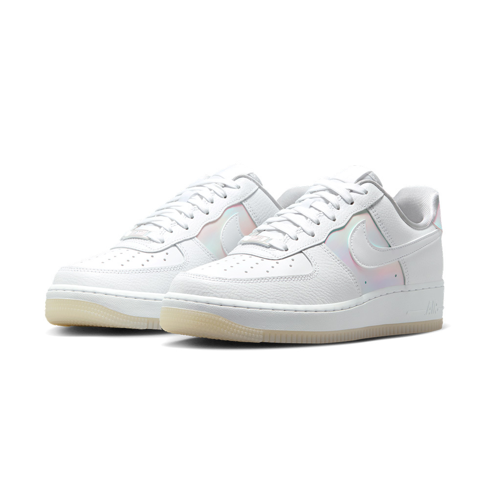 Nike Air Force 1'07 女鞋 白色 全白 AF1 透氣 百搭 珠光 休閒鞋 IIH3204-100
