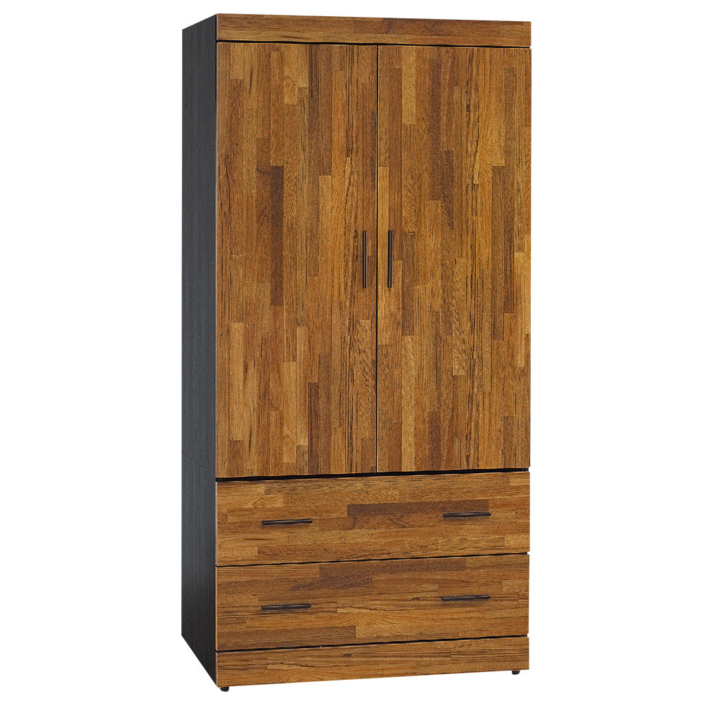 布拉德2.7尺二門二抽衣櫃