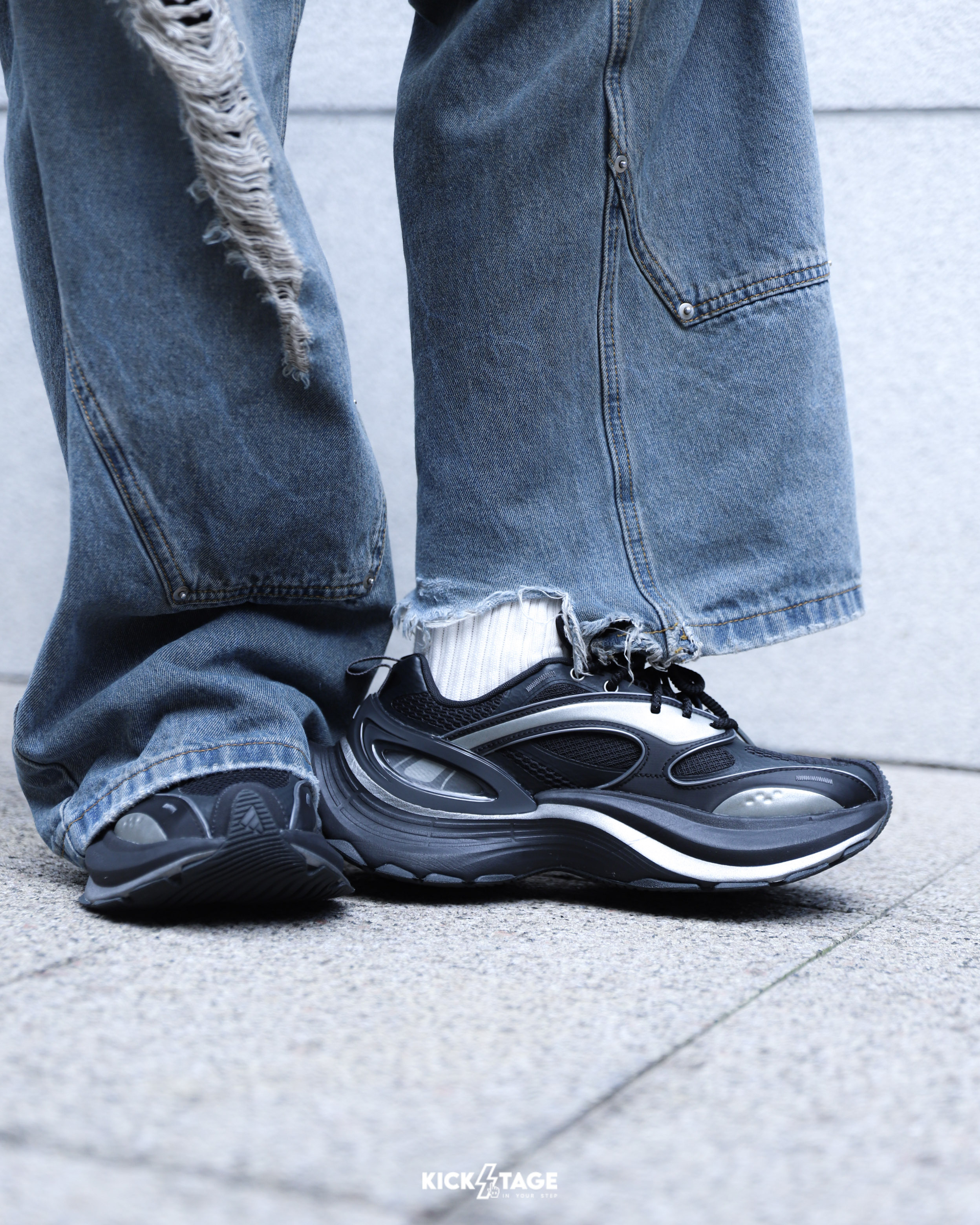 男女鞋 ADIDAS XLG SPEED 黑 復古 網眼 厚底 Lightstrike 避震 運動 老爹鞋 休閒鞋【JS4988】