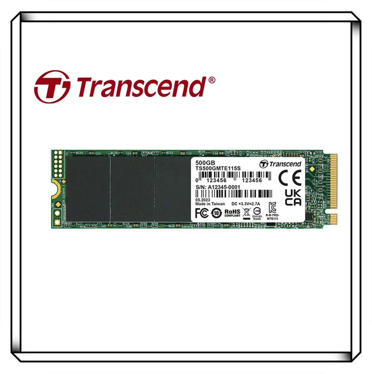 Transcend 創見 MTE115S M.2 2280 PCIe Gen3x4 250GB 500GB 1TB SSD固態硬碟
