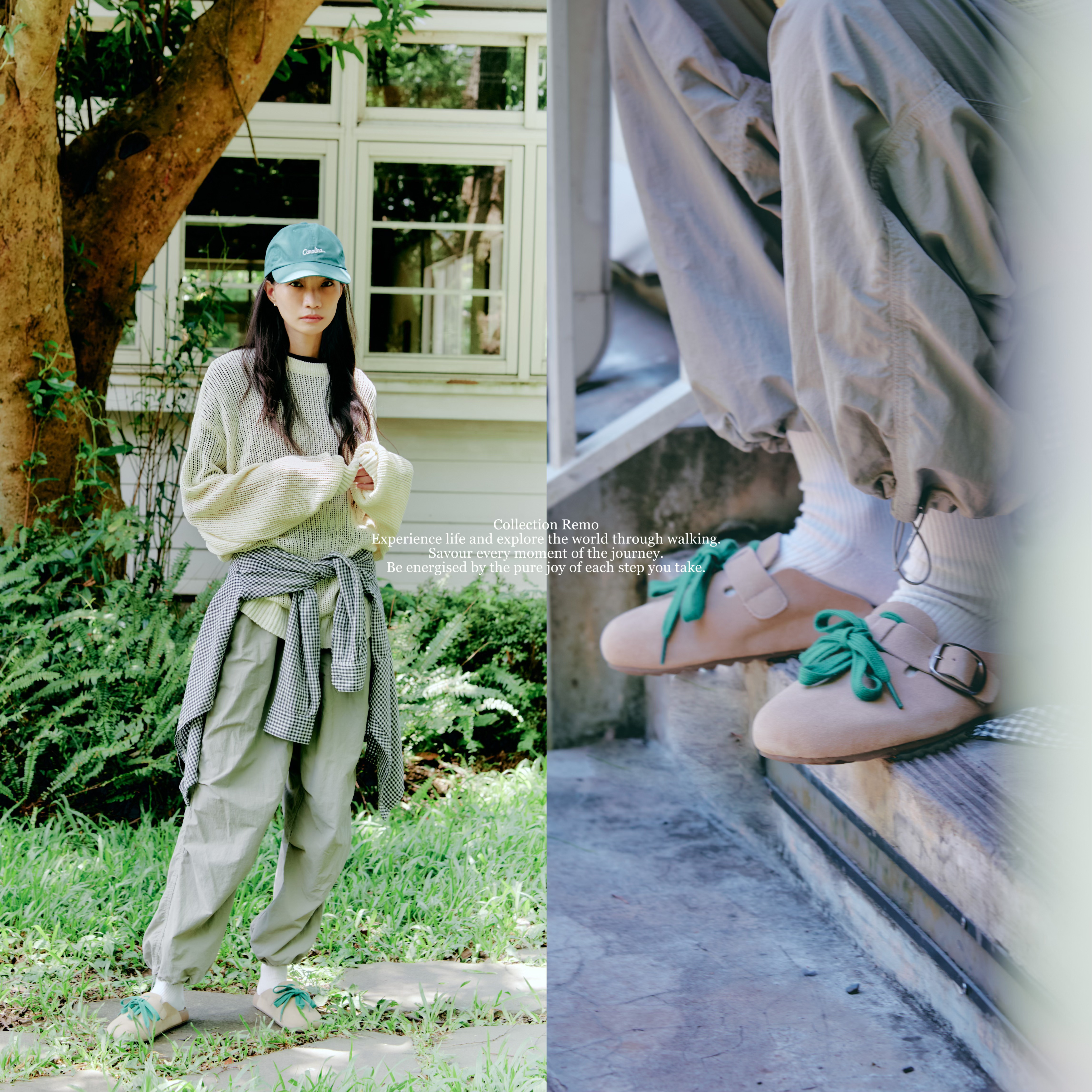 Remo Mule真皮復古穆勒鞋 (淺卡其) 女款｜哈漫克【官網獨家】HamacaSole