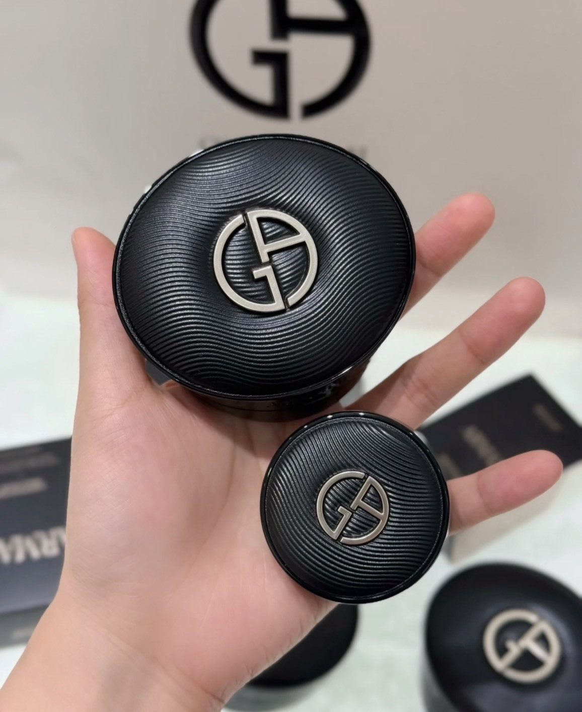 📦預購 Giorgio Armani-訂製奢潤緞光氣墊粉餅5g小樣 #1